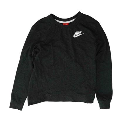 Gray Solid Sweatshirt Pullover