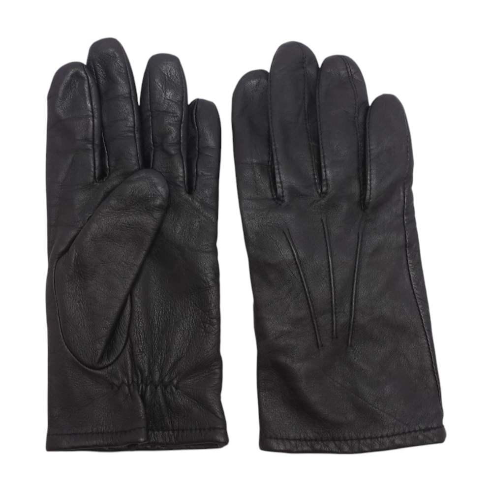 Black 100% Polyester Gloves
