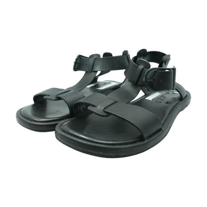 Black Flat Sandals