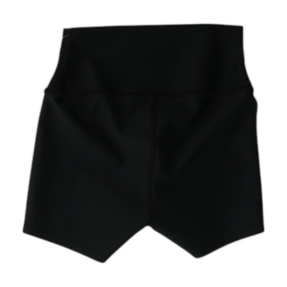 Black Solid Active Shorts