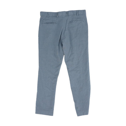 Gray Solid Dress Pants