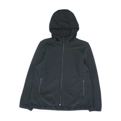 Black Solid Active Jacket