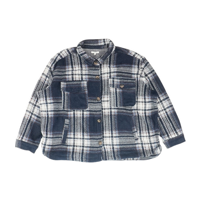 Navy Plus Plaid Jacket