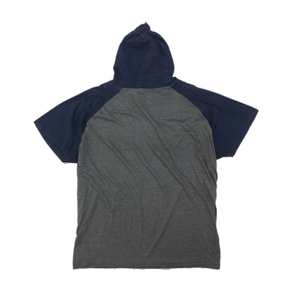 Gray Big & Tall New York Yankees Color Block Hoodie Pullover
