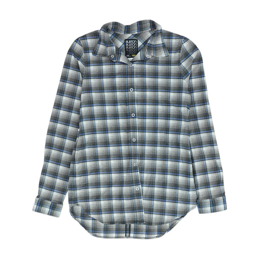 Black Plaid Flannel Button Down