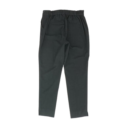Black Solid Pants