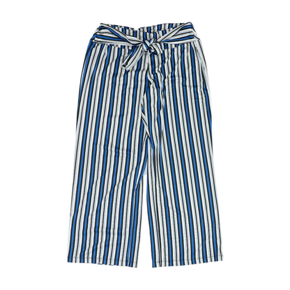 Multi Petite Striped Wide Leg Pants