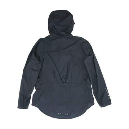 Black Solid Rain Jacket