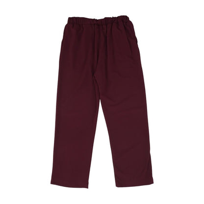 Burgundy Solid Pants
