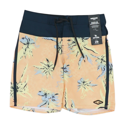 Orange Floral Swim Bottom