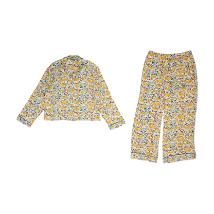 Multi Graphic Pajama Set