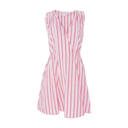 Pink Striped Mini Dress
