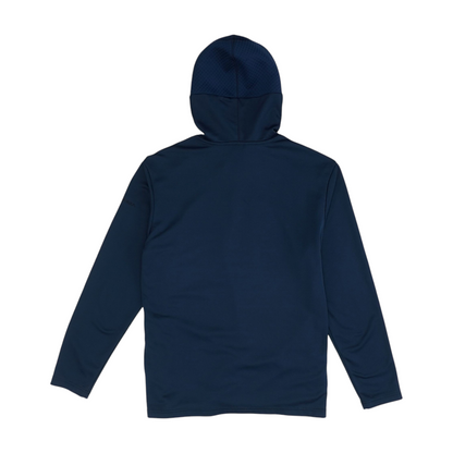 Navy Solid Hoodie Pullover