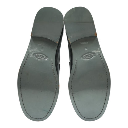 Silver Leather Loafer Dress Shoes