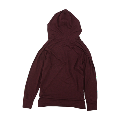 Maroon Solid 1/4 Zip Pullover