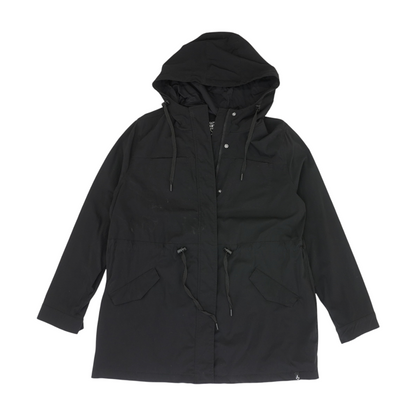 Black Plus Solid Rain Jacket