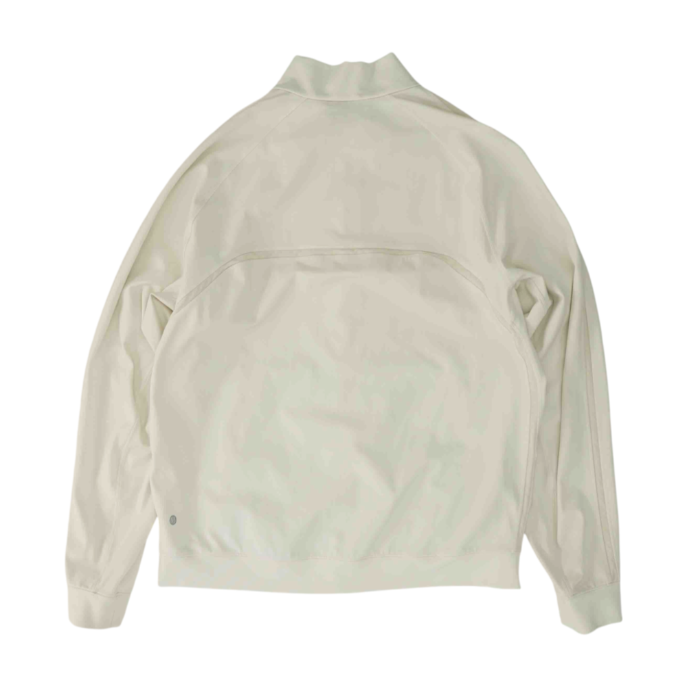 White Solid Active Jacket