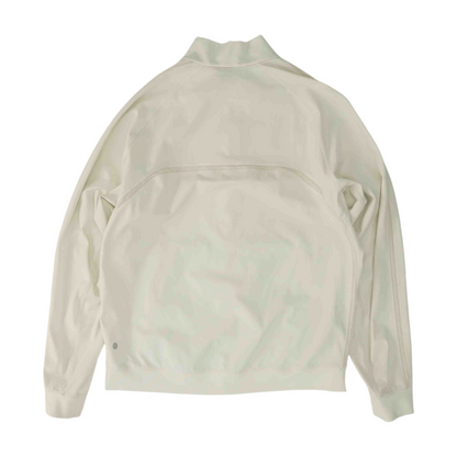 White Solid Active Jacket
