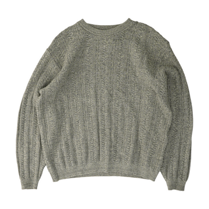 Haggar Gray Solid Pullover Sweater – Image 1