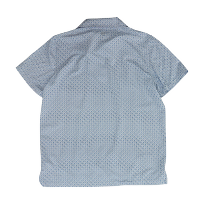 Blue Print Short Sleeve Polo