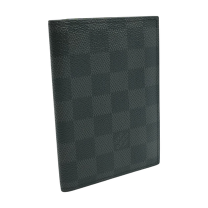 Black Damier Graphite Passport Cover