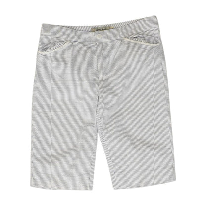 Vintage White Striped Chino Shorts
