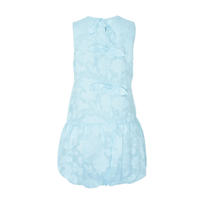 Blue Floral Mini Dress