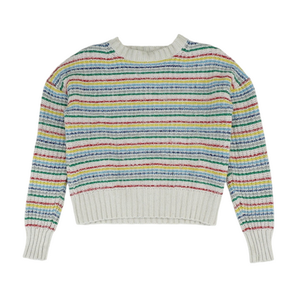 Multi Striped Pullover Sweater