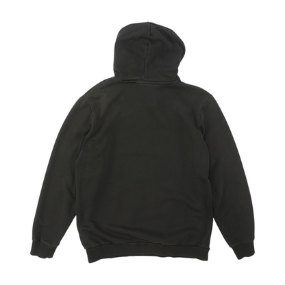 Black Solid Hoodie Pullover