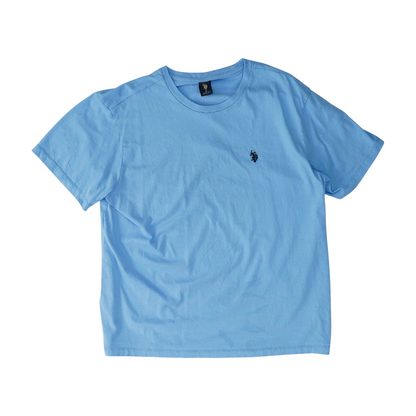 Blue Solid T-Shirt