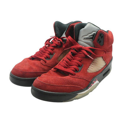 Jordan 5 Retro Raging Red High Top Athletic Shoes