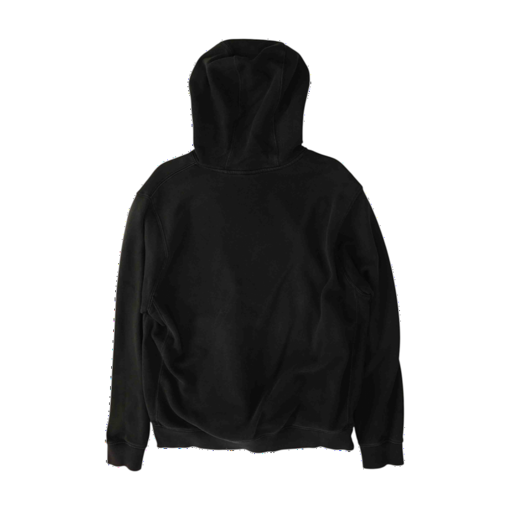 Black Solid Hoodie Pullover