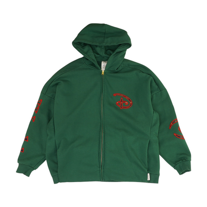Green Solid Active Jacket