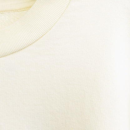 Ivory Embroidered Signature Crewneck