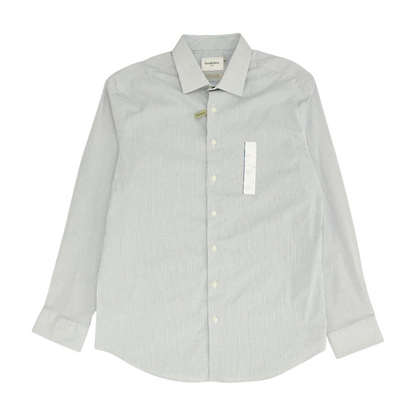 Blue Striped Long Sleeve Button Down