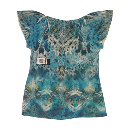 Blue Print Blouse