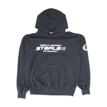 Black Solid Hoodie Pullover