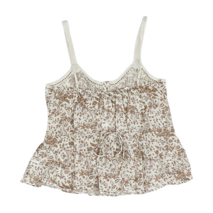 Cream Floral Blouse