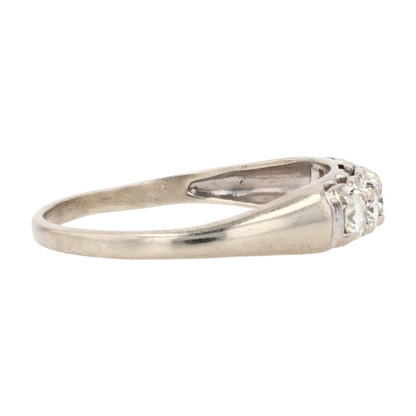 1/2 ctw 14K White Gold Diamond Band