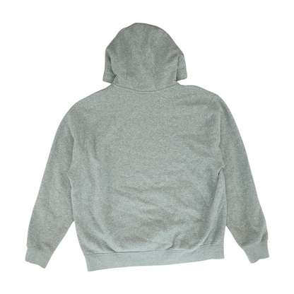 Gray Solid Hoodie Pullover