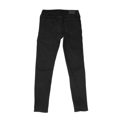 Black Solid Skinny Jeans