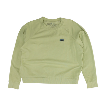 Green Solid Sweatshirt Pullover