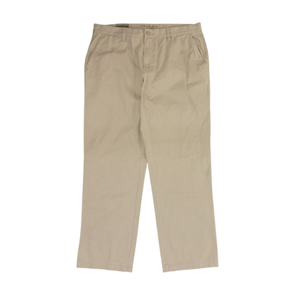 Beige Straight Pants