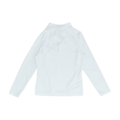 White 1/4 Zip Pullover