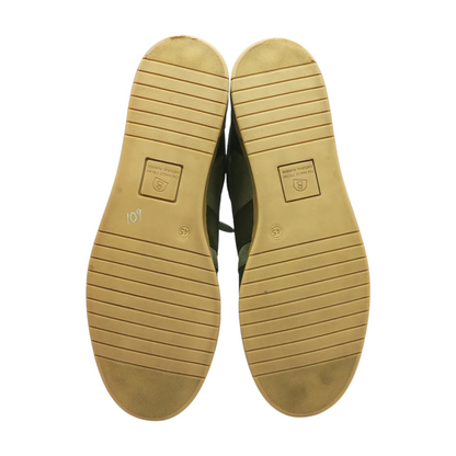 Olive Low-Top Athletic Shoes