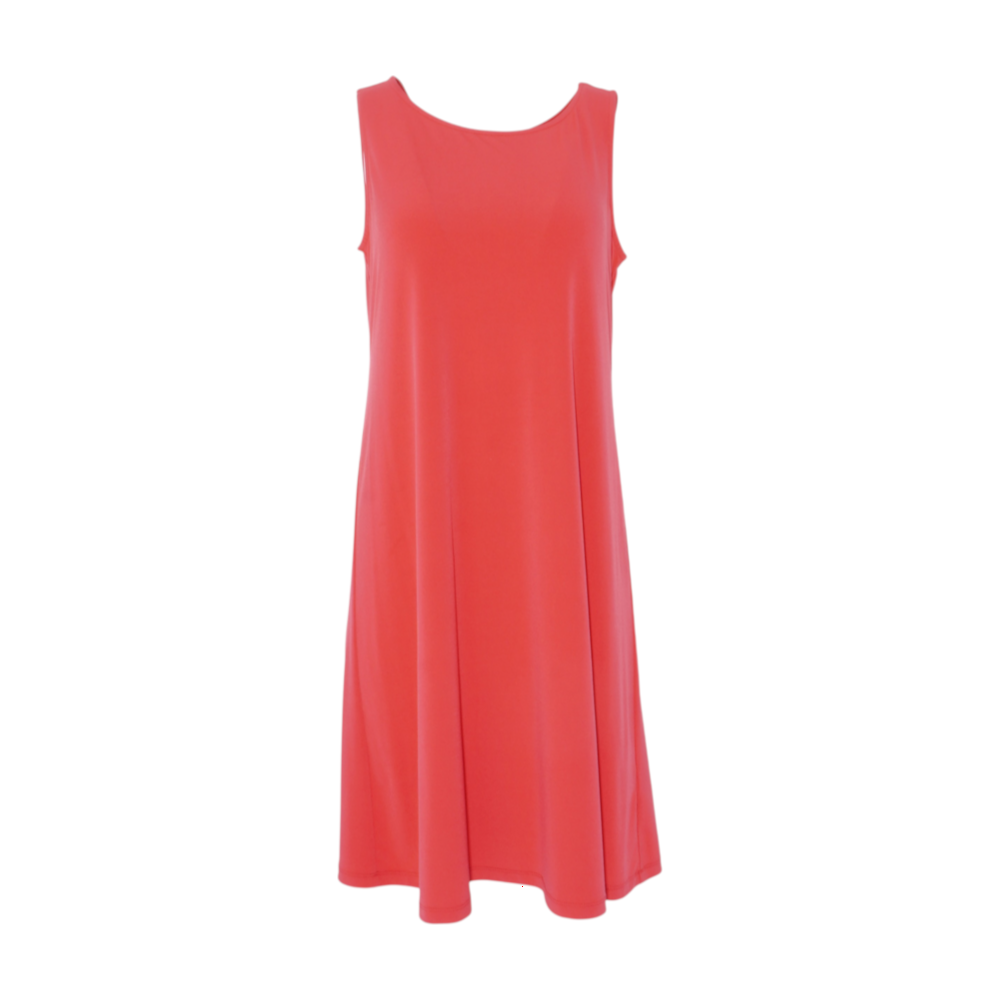 Susan Graver Red Petite Midi Dress – Image 1