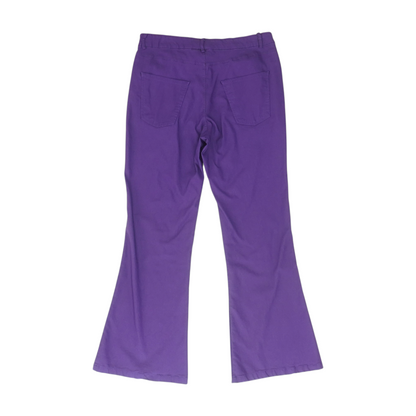 Purple Regular Pants