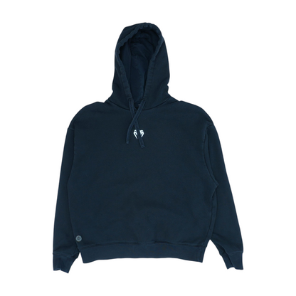 Black Solid Hoodie Pullover