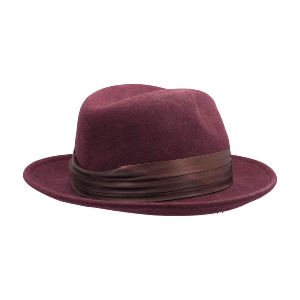 Stacy Adams Burgundy Misc Hat – Image 3