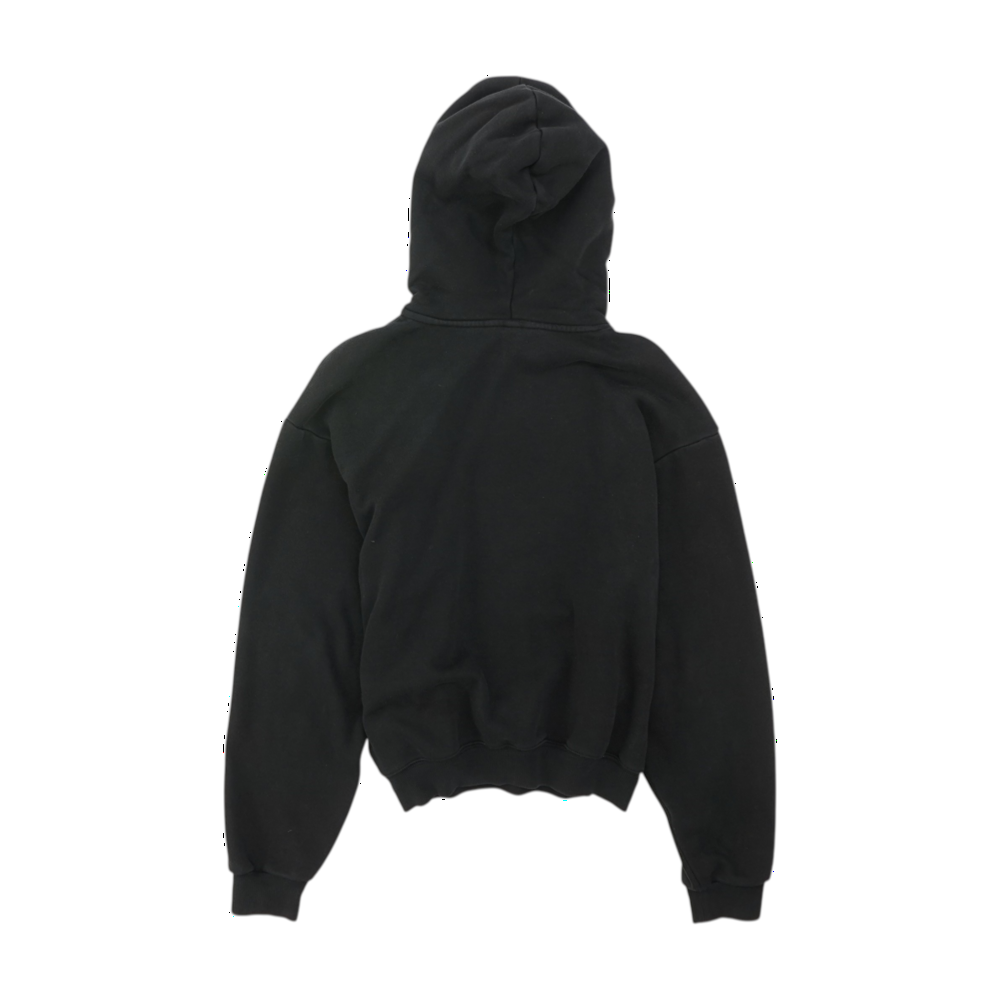 Black Solid Hoodie Pullover